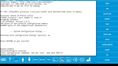 Capture d'écran de Cisco Packet Tracer Mobile 8