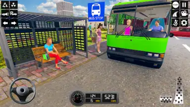 Capture d'écran de Coach Bus Simulator 3d Bus Sim 3