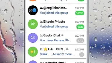 Capture d'écran de Via Messenger - Unofficial Telegram App 13