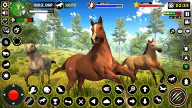 Capture d'écran de Wild Horse Family Simulator 2