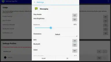 Capture d'écran de Settings App 5