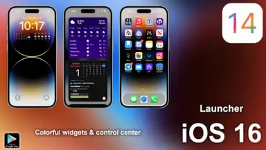 Capture d'écran de iPhone 14 Launcher iOS 16 2023 9