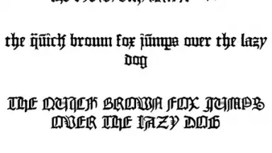 Capture d'écran de Gothic Fonts 50 7