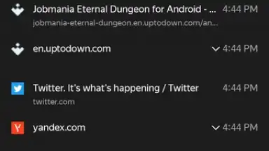 Capture d'écran de Yandex Browser (alpha) 8