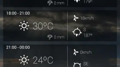 Capture d'écran de anpWeather 1