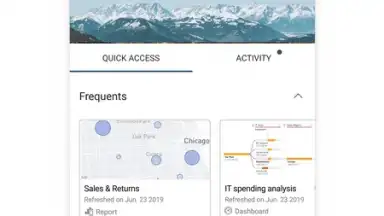 Capture d'écran de Microsoft Power BI 1