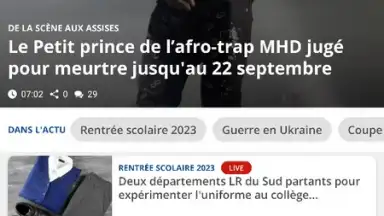 Capture d'écran de 20 Minutes 1