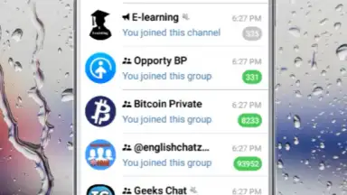 Capture d'écran de Via Messenger - Unofficial Telegram App 17