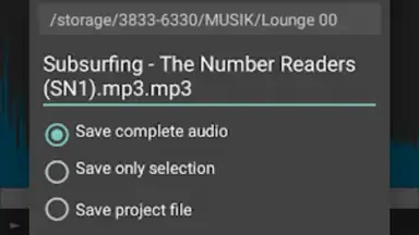 Capture d'écran de mp3DirectCut 2