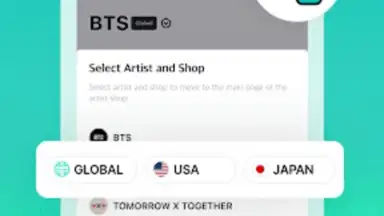 Capture d'écran de Weverse Shop 14