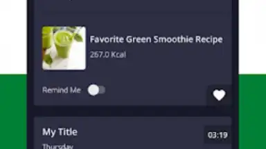 Capture d'écran de Diet Smoothie Recipes 1