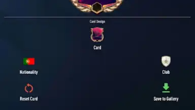 Capture d'écran de FC 24 Mobile Card Creator 3