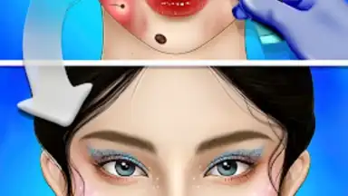 Capture d'écran de ASMR Doctor Game: Makeup Salon 7