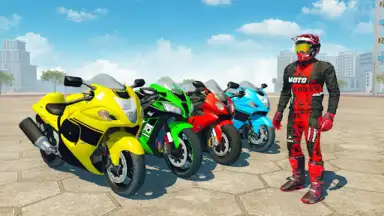 Capture d'écran de Moto Strike: 3D Extreme Rider 4