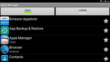 Capture d'écran de Apps Manager 1