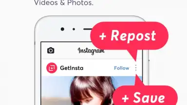 Capture d'écran de GetInsta - FREE download Instagram videos & Repost 2