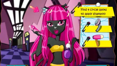 Capture d'écran de Monster Catty Noir Hair Salon 4