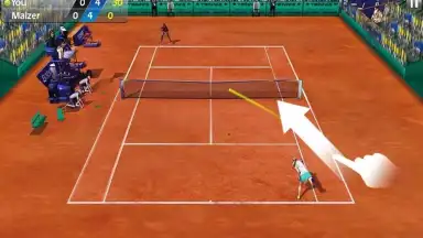 Capture d'écran de 3D Tennis 4