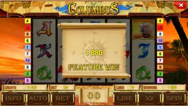 Capture d'écran de Columbus Deluxe slot 1