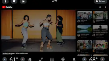 Capture d'écran de YouTube (Android Auto) 6