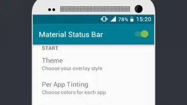 Capture d'écran de Material Status Bar 4