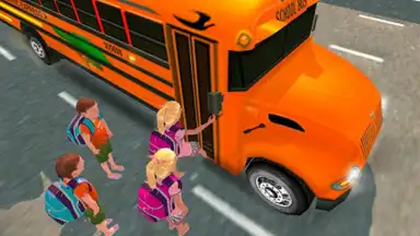 Capture d'écran de School Bus Driving Games 3D 4