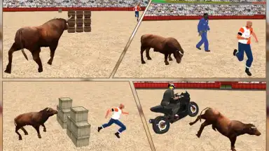 Capture d'écran de Angry Bull Attack Arena Sim 3D 4