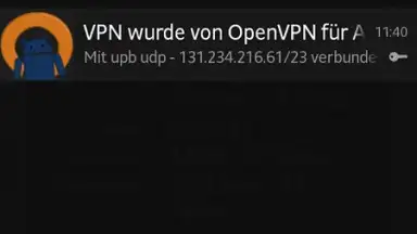 Capture d'écran de OpenVPN 6