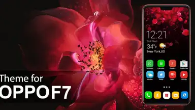 Capture d'écran de Oppo F7 Launcher - Themes and Wallpapers 2
