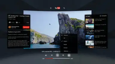 Capture d'écran de YouTube VR 2