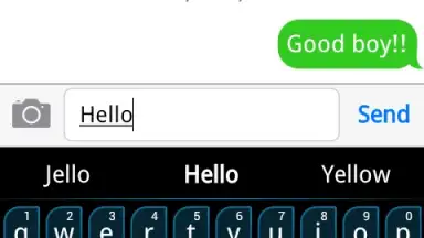 Capture d'écran de Emoji Keyboard+ Blue theme 2