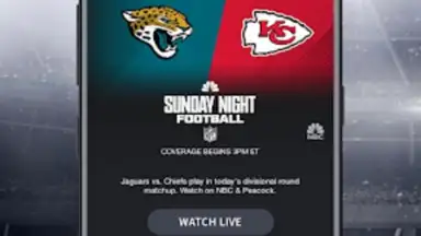 Capture d'écran de NBC Sports 3