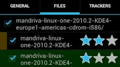 Capture d'écran de tTorrent Lite 3