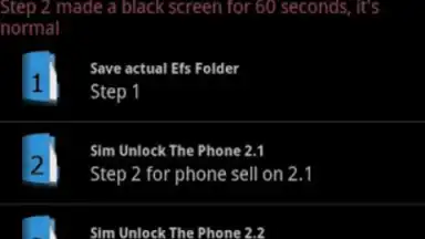 Capture d'écran de Galaxy_S Unlock 1