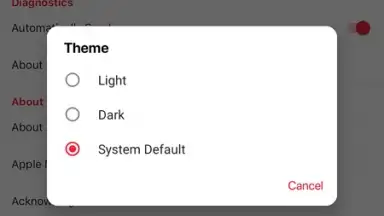 Capture d'écran de Apple Music 9