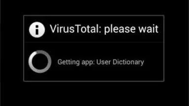 Capture d'écran de VirusTotal (old) 1