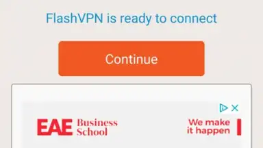 Capture d'écran de FlashVPN 1