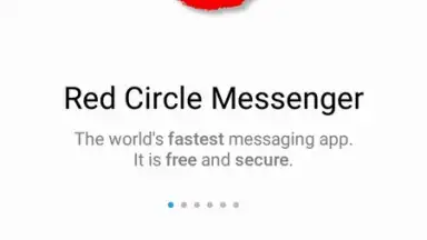 Capture d'écran de Red Circle Messenger 5