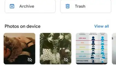 Capture d'écran de Google Photos 7