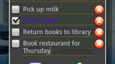Capture d'écran de To-Do List Widget 1