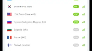 Capture d'écran de VPN servers in Russia 16