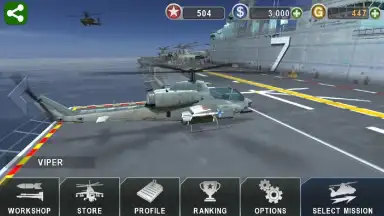 Capture d'écran de Gunship Battle: Helicopter 3D 2