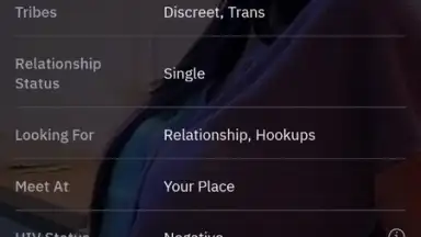 Capture d'écran de Grindr 1