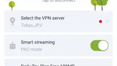 Capture d'écran de SGreen VPN 6