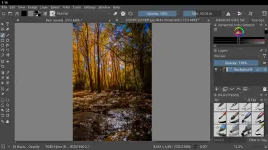 Capture d'écran de Krita 1