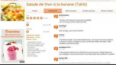 Capture d'écran de Marmiton 11