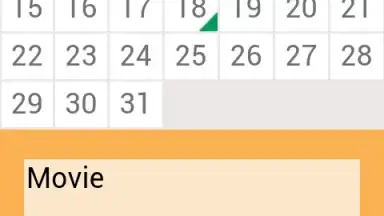 Capture d'écran de Calendar Monthly 1