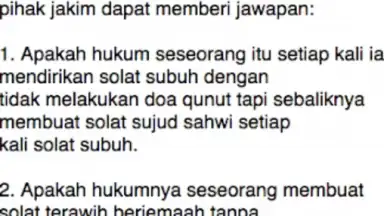 Capture d'écran de Cara Solat Subuh Dan Persoalannya 1