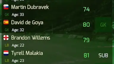 Capture d'écran de True Football 3 14