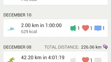 Capture d'écran de Endomondo Sports Tracker 3